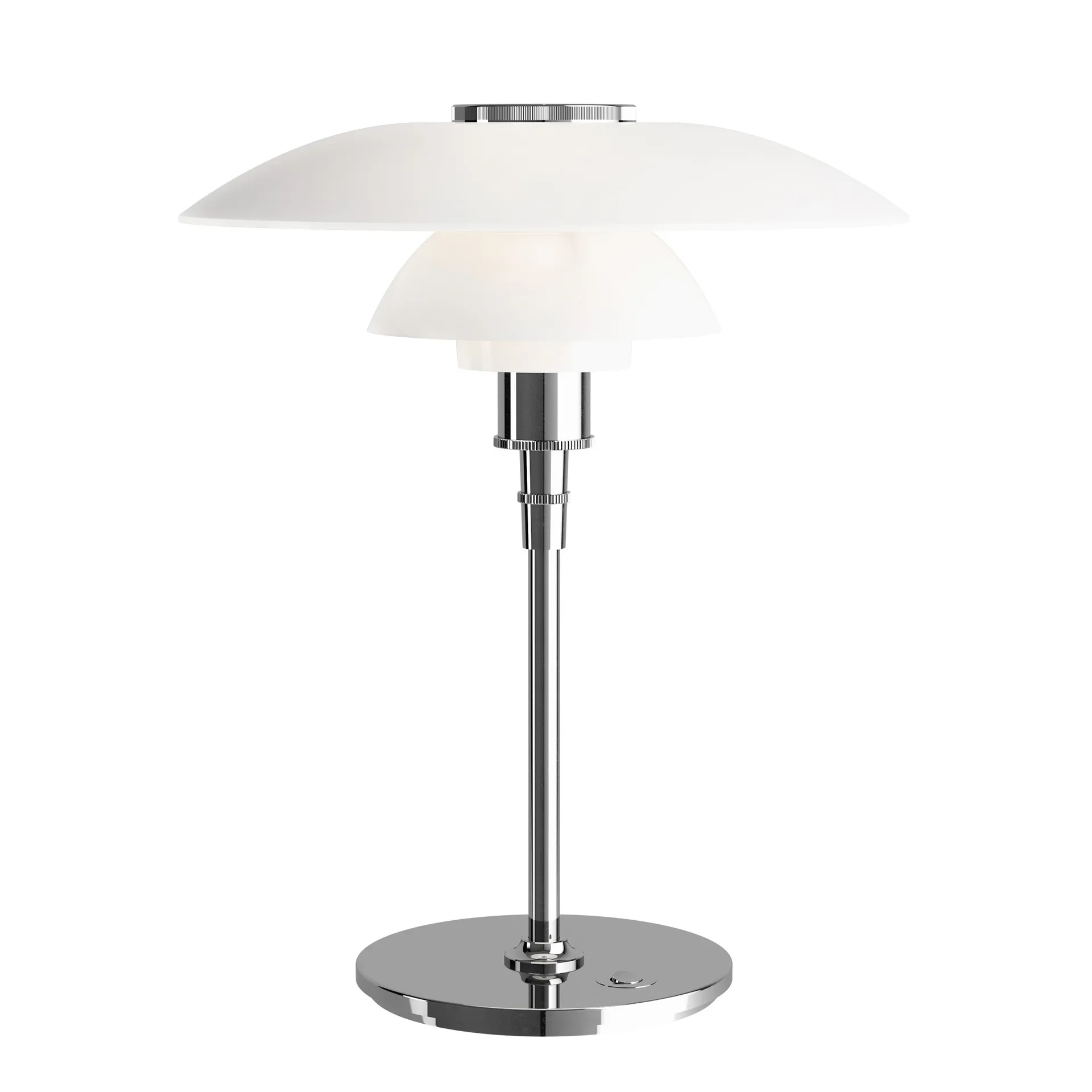 PH 4½-3½ table lamp, Chome Louis Poulsen