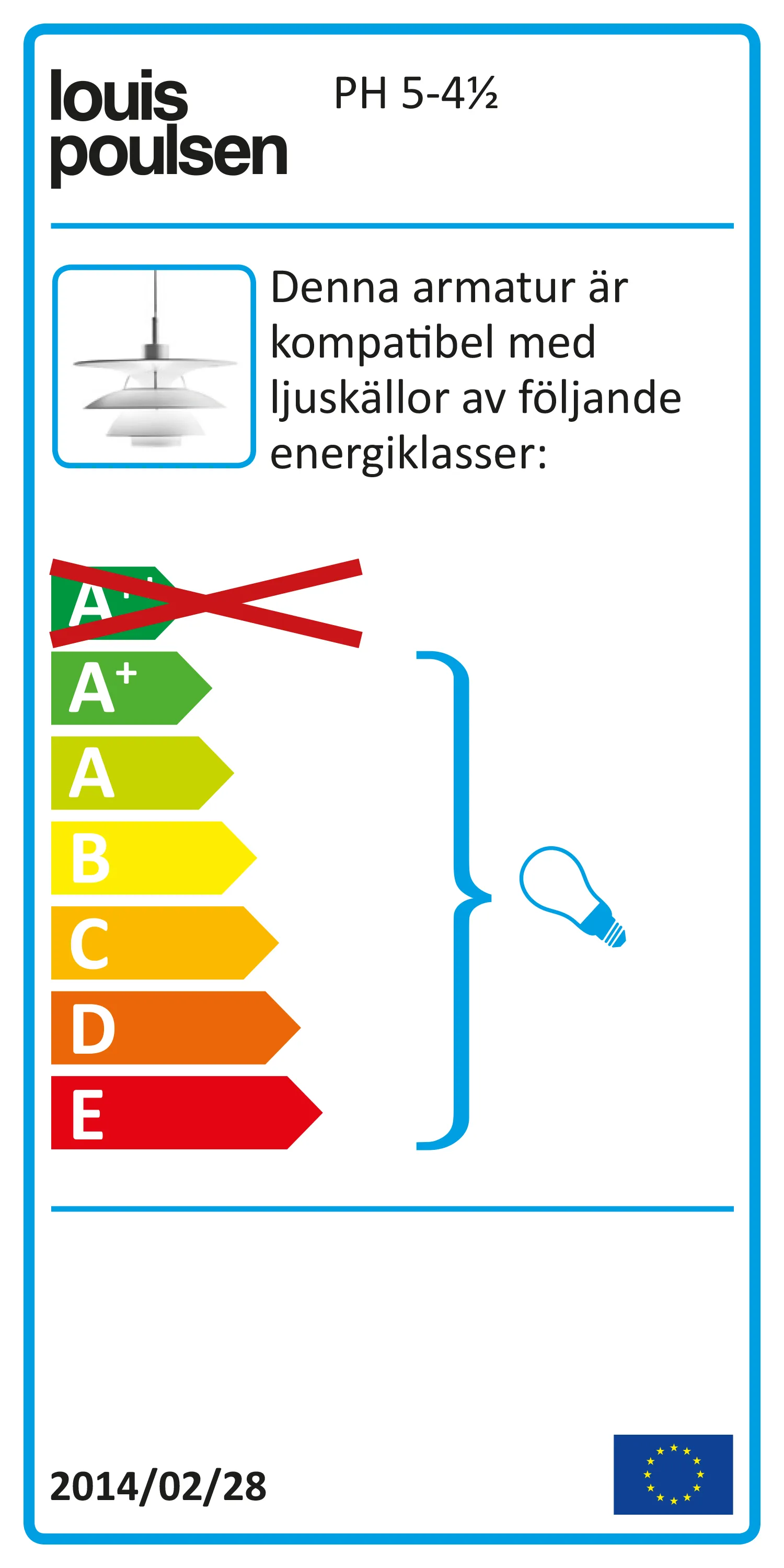PH 5-4½ pendant lamp, White Louis Poulsen