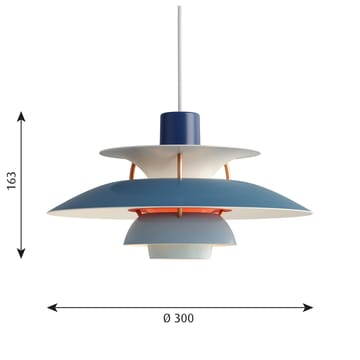 PH 5 MINI pendant lamp - Blue - Louis Poulsen