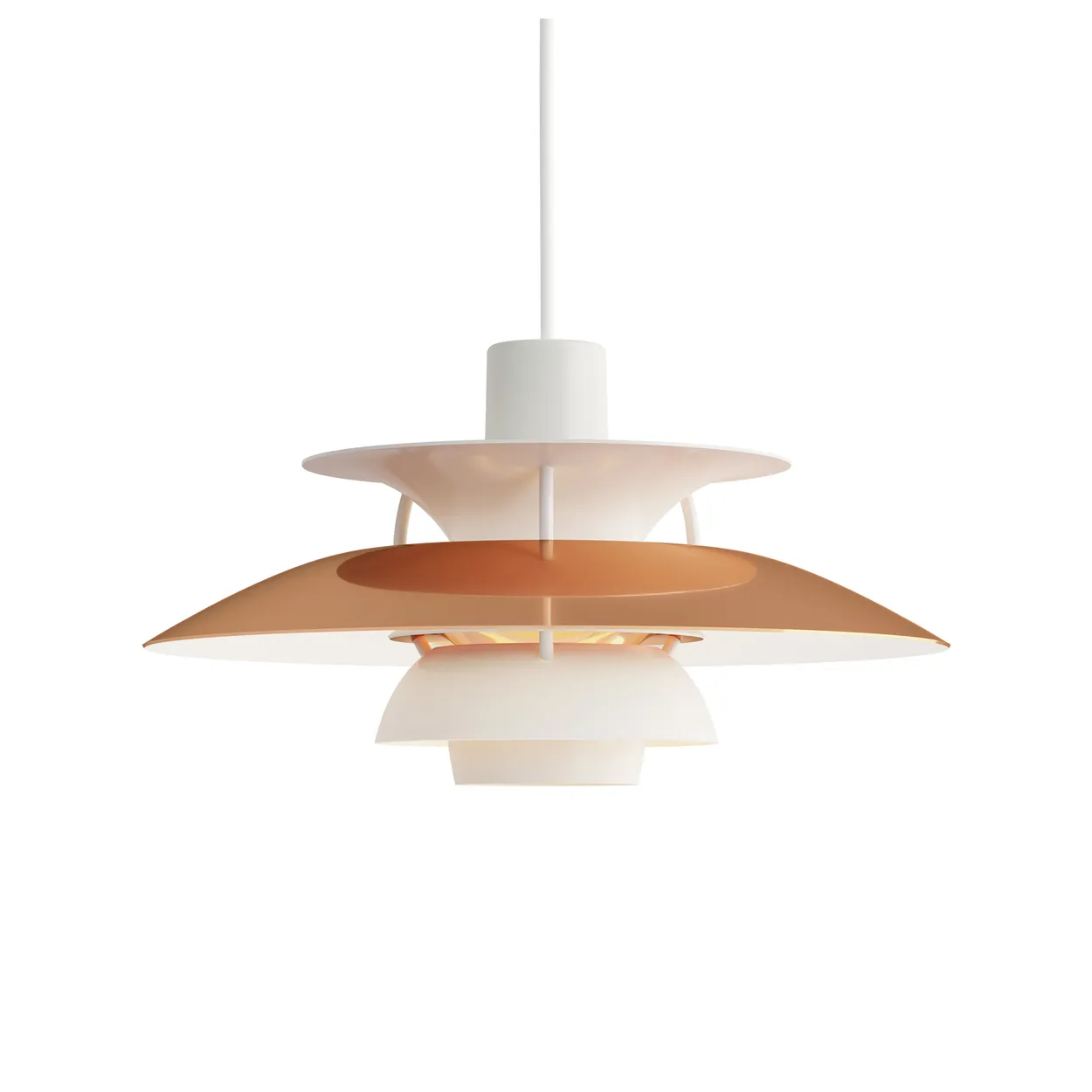 Louis Poulsen PH 5 MINI pendant lamp Copper | Scandinavian Design | Pendant lamps | Gold-coloured