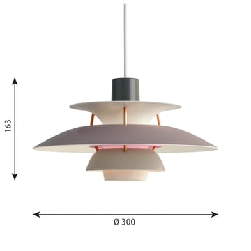 PH 5 MINI pendant lamp - Grey - Louis Poulsen