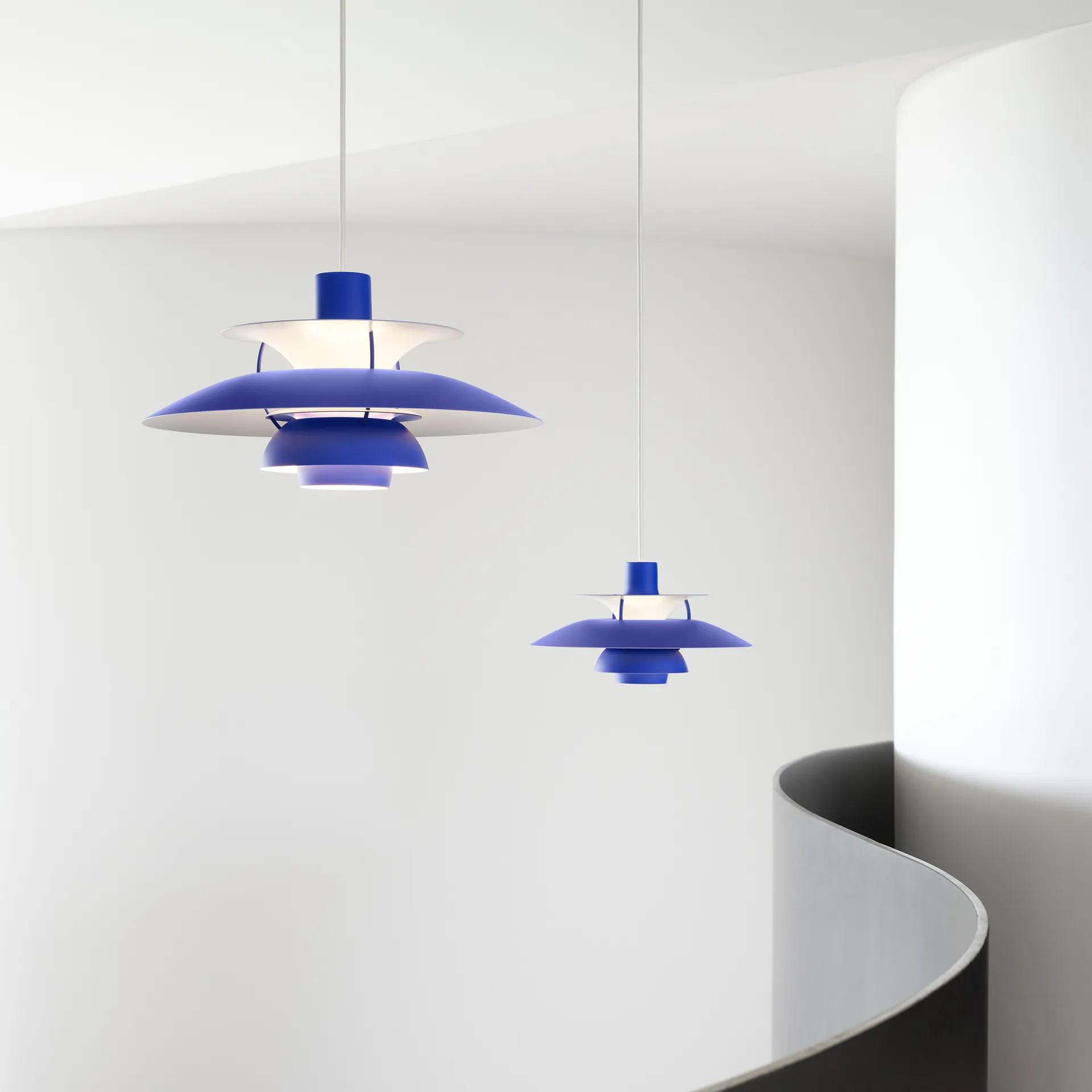 PH 5 MINI pendant lamp monochrome, Blue Louis Poulsen
