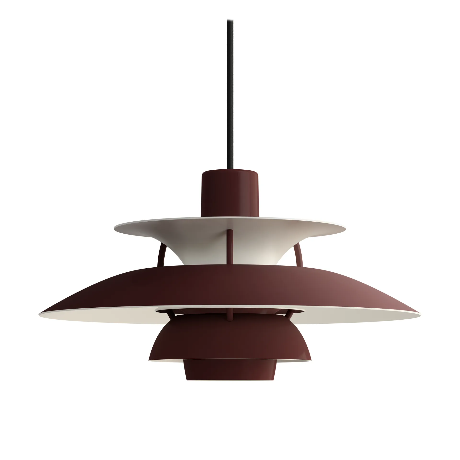 PH 5 MINI pendant lamp monochrome, Burgundy Louis Poulsen