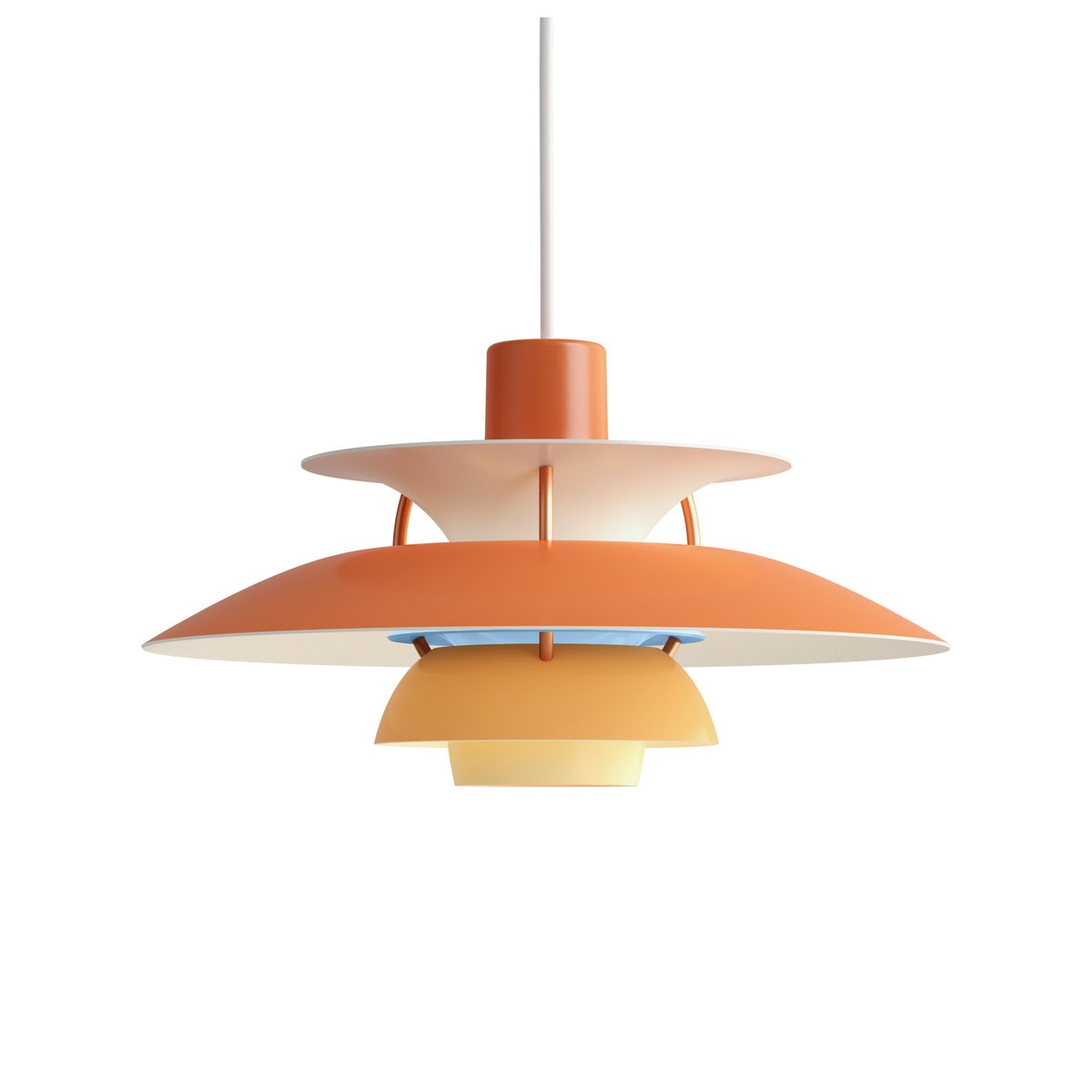 Louis Poulsen PH 5 MINI pendant lamp Orange | Scandinavian Design | Pendant lamps | Orange