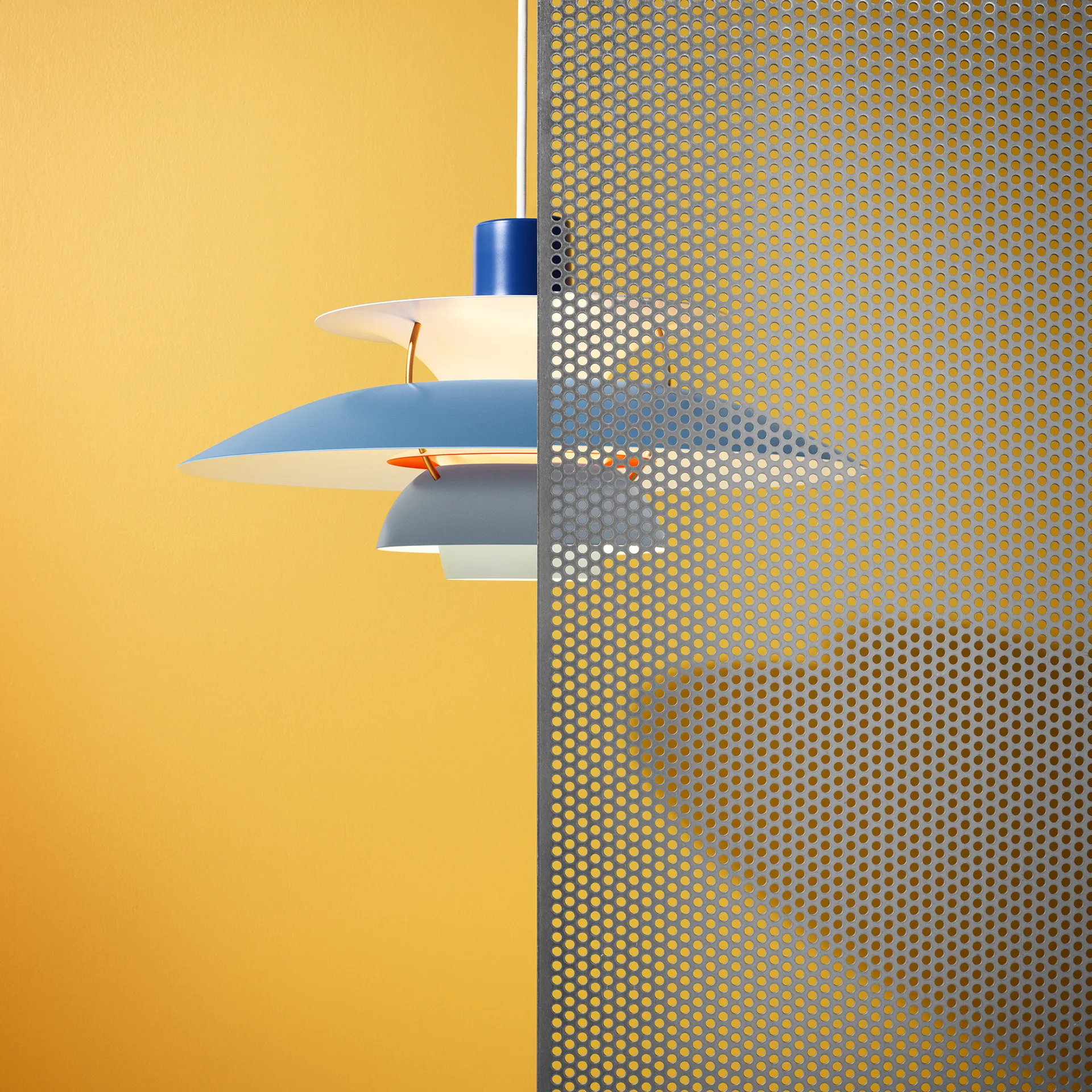 PH 5 pendant lamp, Ø300, Blue Louis Poulsen