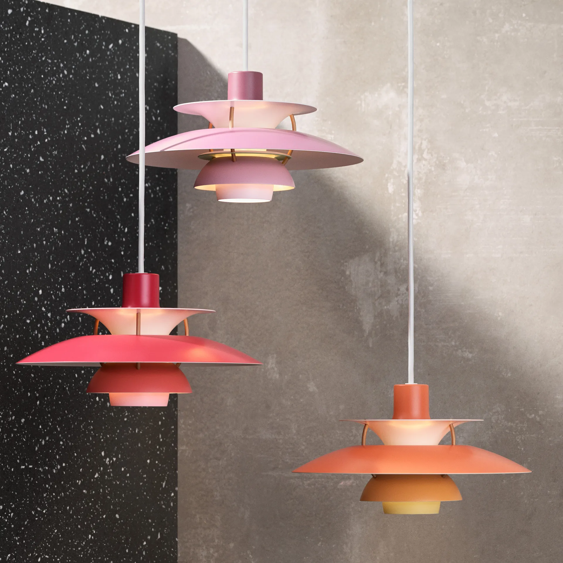 PH 5 pendant lamp, Ø300, Red Louis Poulsen