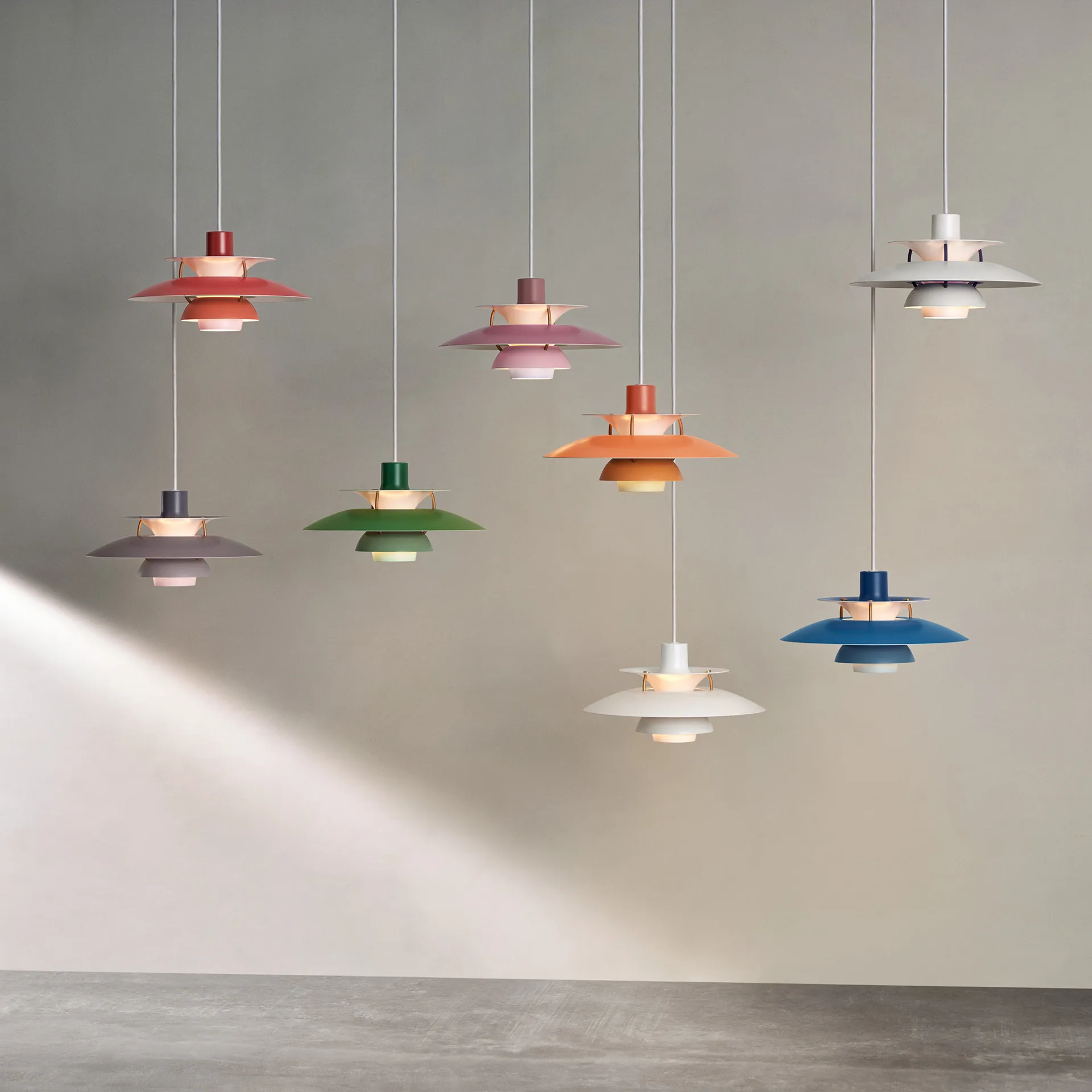 PH 5 pendant lamp, Ø300, Red Louis Poulsen