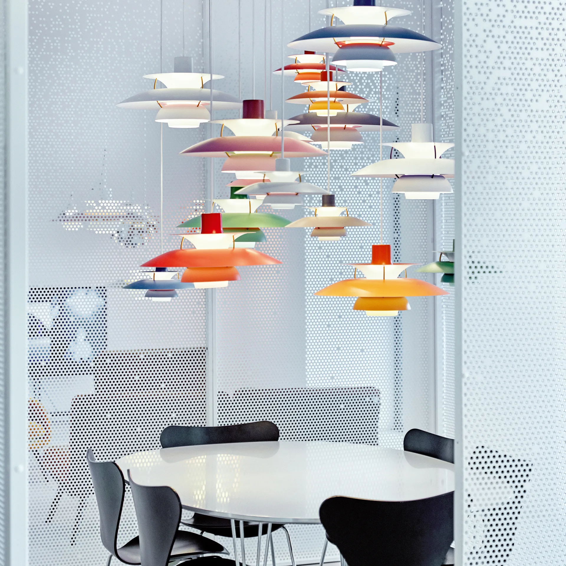 PH 5 pendant lamp, Ø300, Red Louis Poulsen