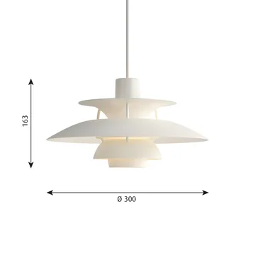 PH 5 pendant lamp - Ø300, White - Louis Poulsen