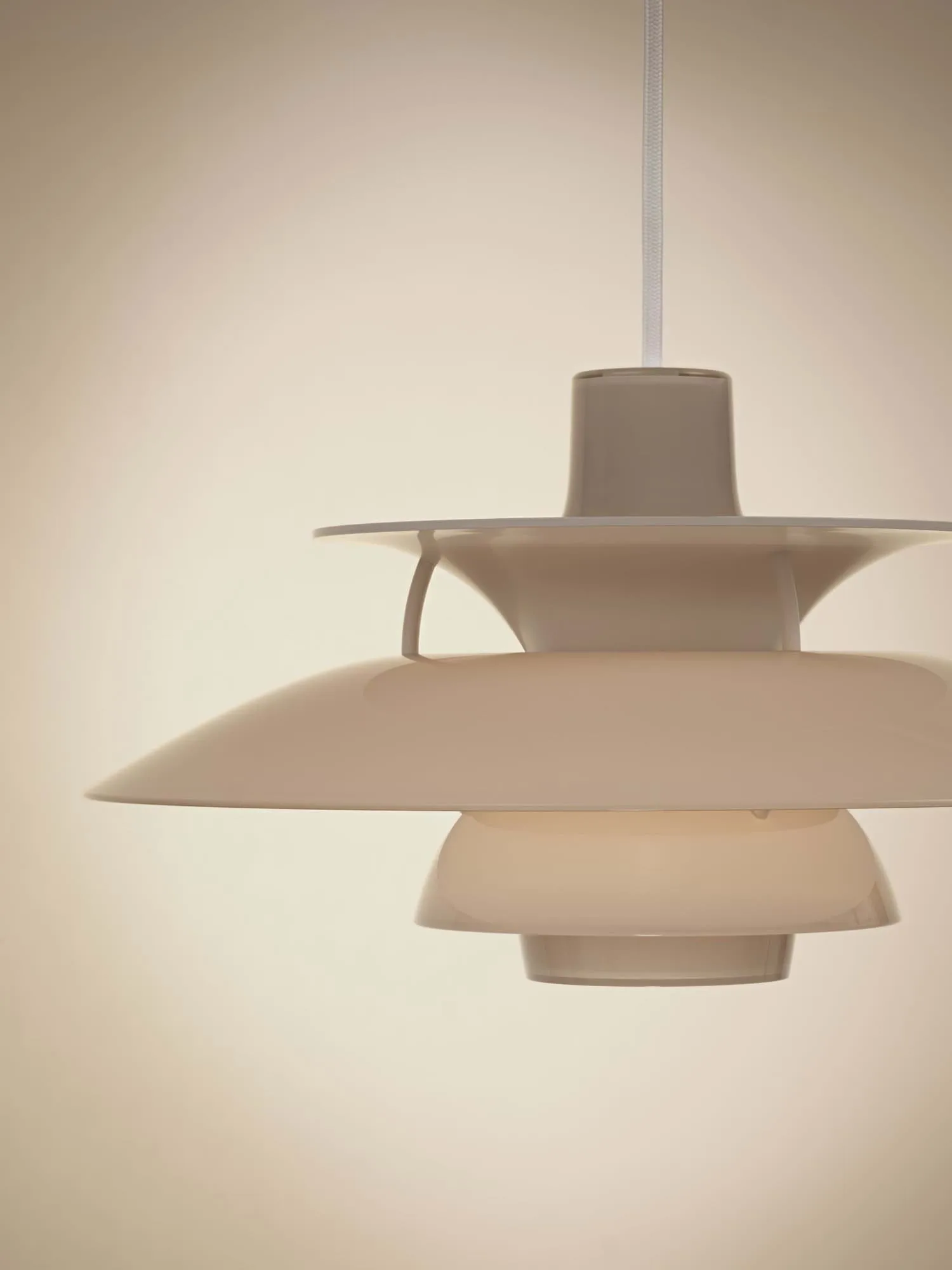 PH 5 pendant lamp, Ø320, Opal beige Louis Poulsen