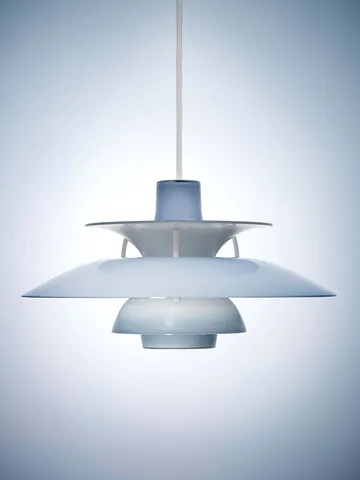 PH 5 pendant lamp - Ø320, Opal pale blue - Louis Poulsen