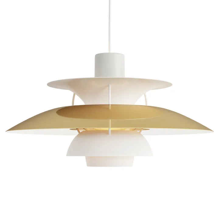 PH 5 pendant lamp - Ø500, Brass - Louis Poulsen