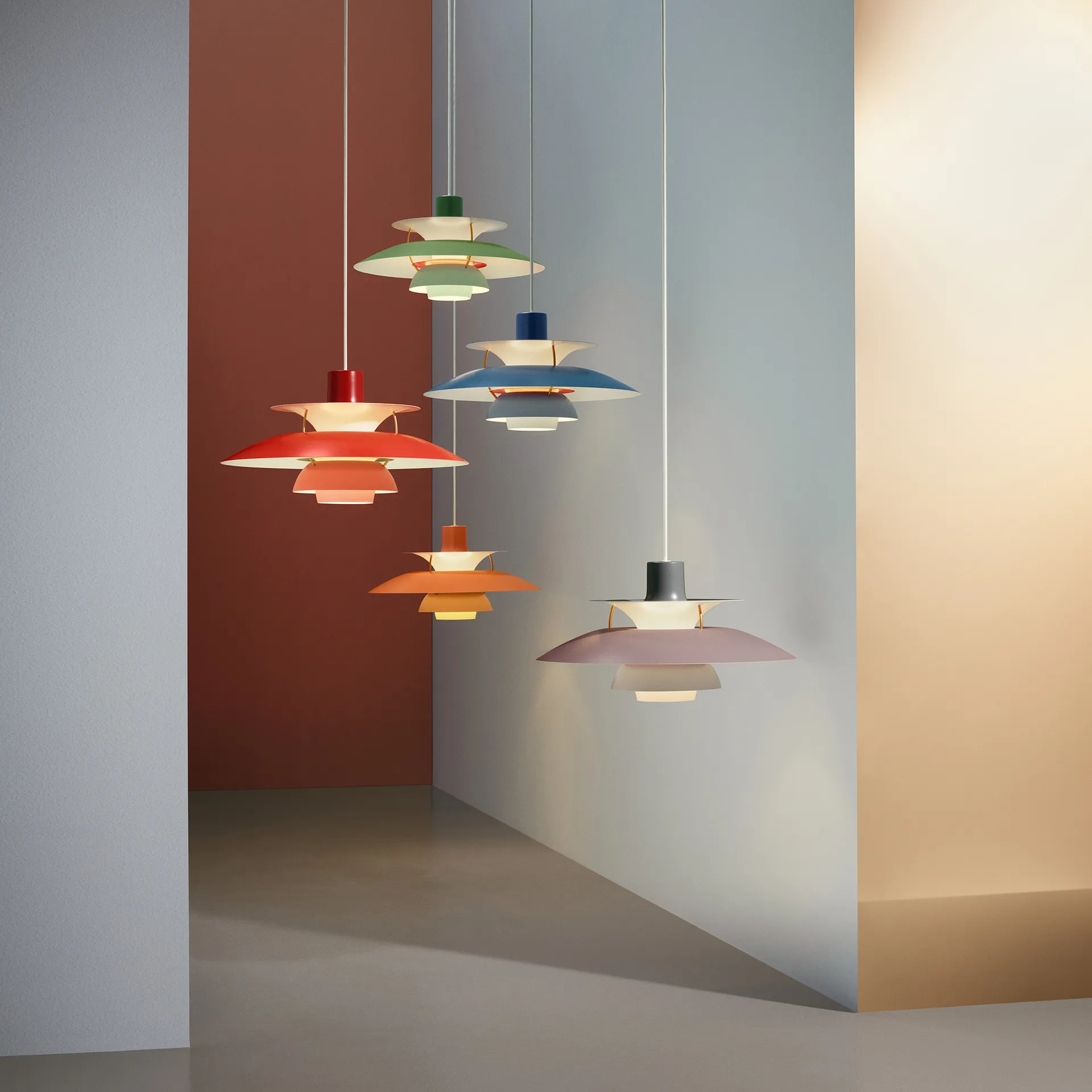 PH 5 pendant lamp, Ø500, Green Louis Poulsen