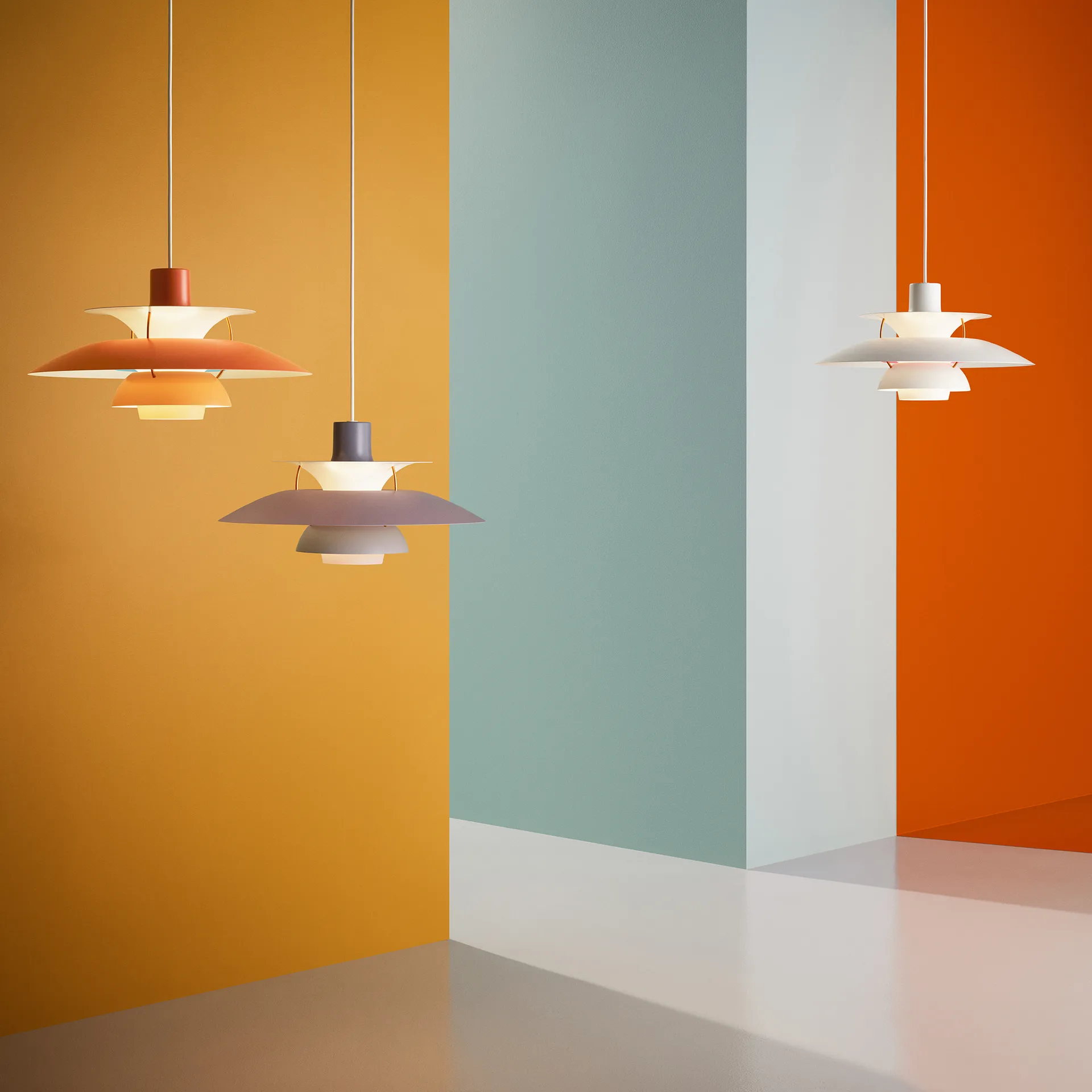 PH 5 pendant lamp, Ø500, Grey Louis Poulsen