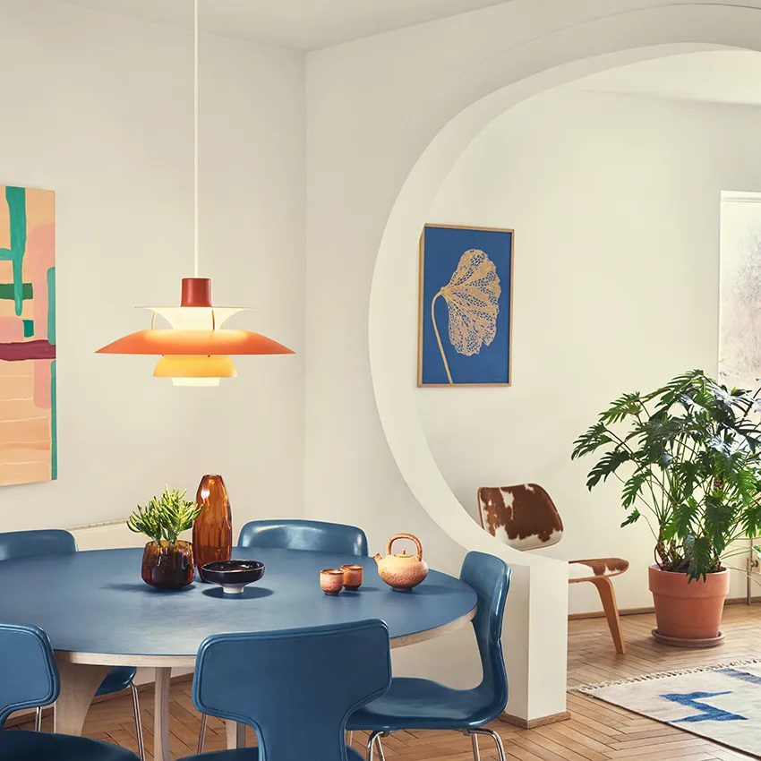 PH 5 pendant lamp, Ø500, Orange Louis Poulsen