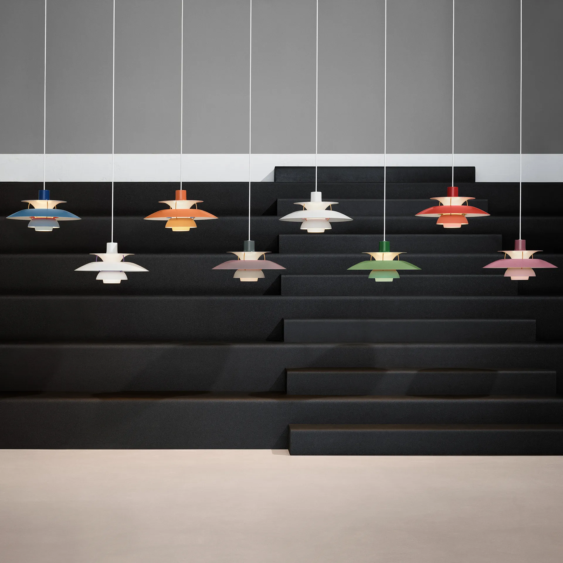 PH 5 pendant lamp, Ø500, Pink Louis Poulsen