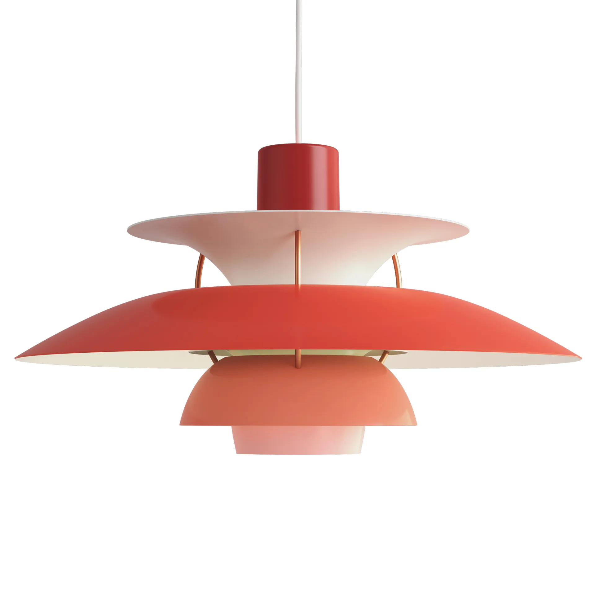 PH 5 pendant lamp, Ø500, Red Louis Poulsen