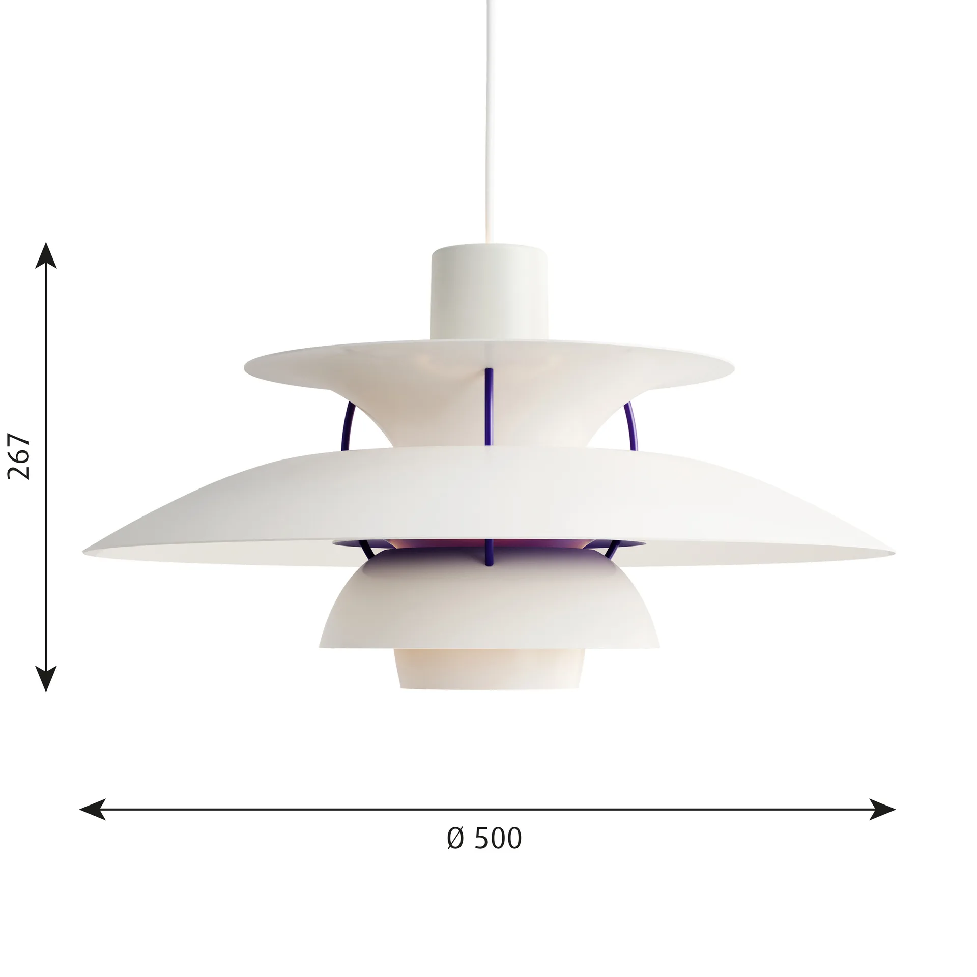 PH 5 pendant lamp, Classic white Louis Poulsen