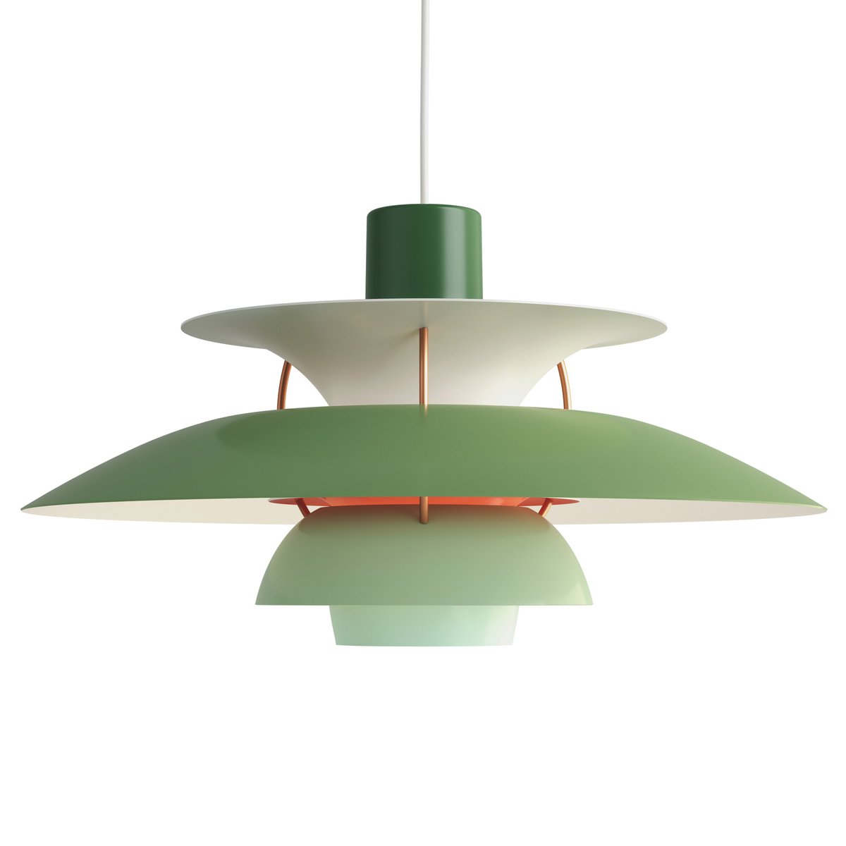 Louis Poulsen PH 5 pendant lamp Green | Scandinavian Design | Pendant lamps | Green