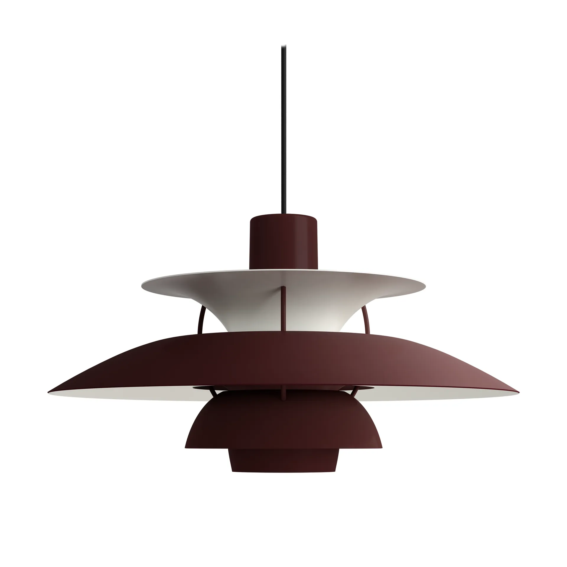 PH 5 pendant lamp monochrome, Burgundy Louis Poulsen