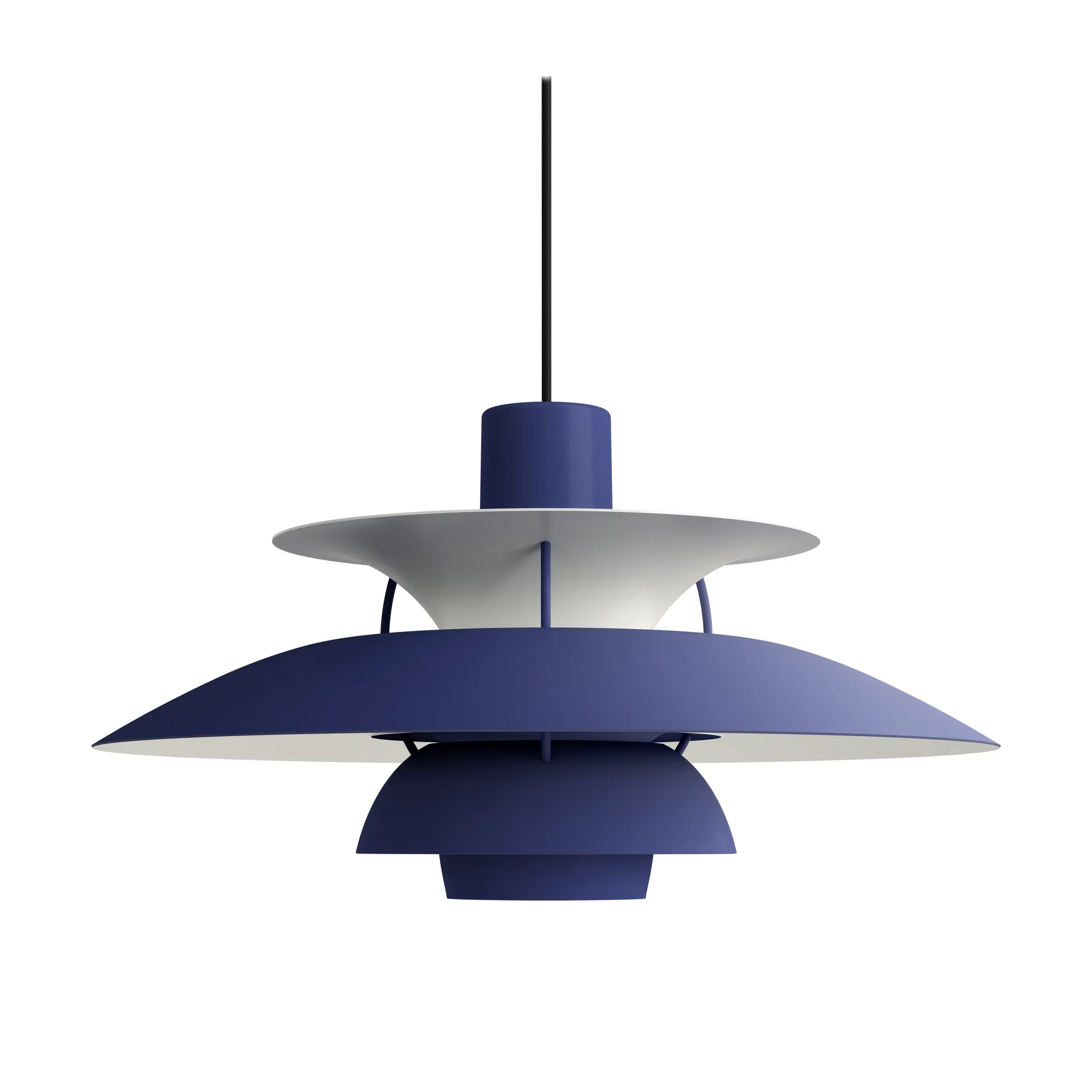 PH 5 pendant lamp monochrome, Dusty indigo Louis Poulsen