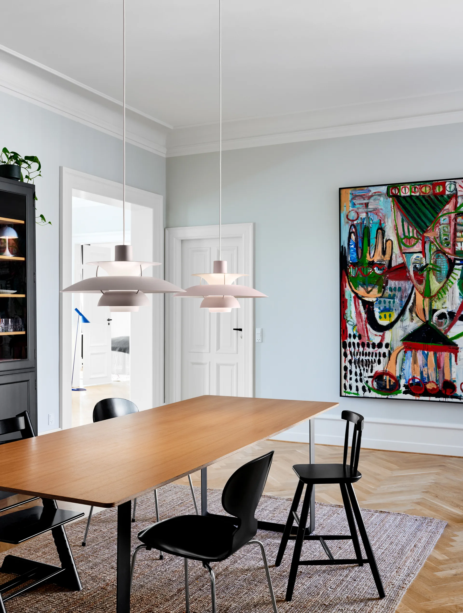 PH 5 pendant lamp monochrome, Light pink Louis Poulsen