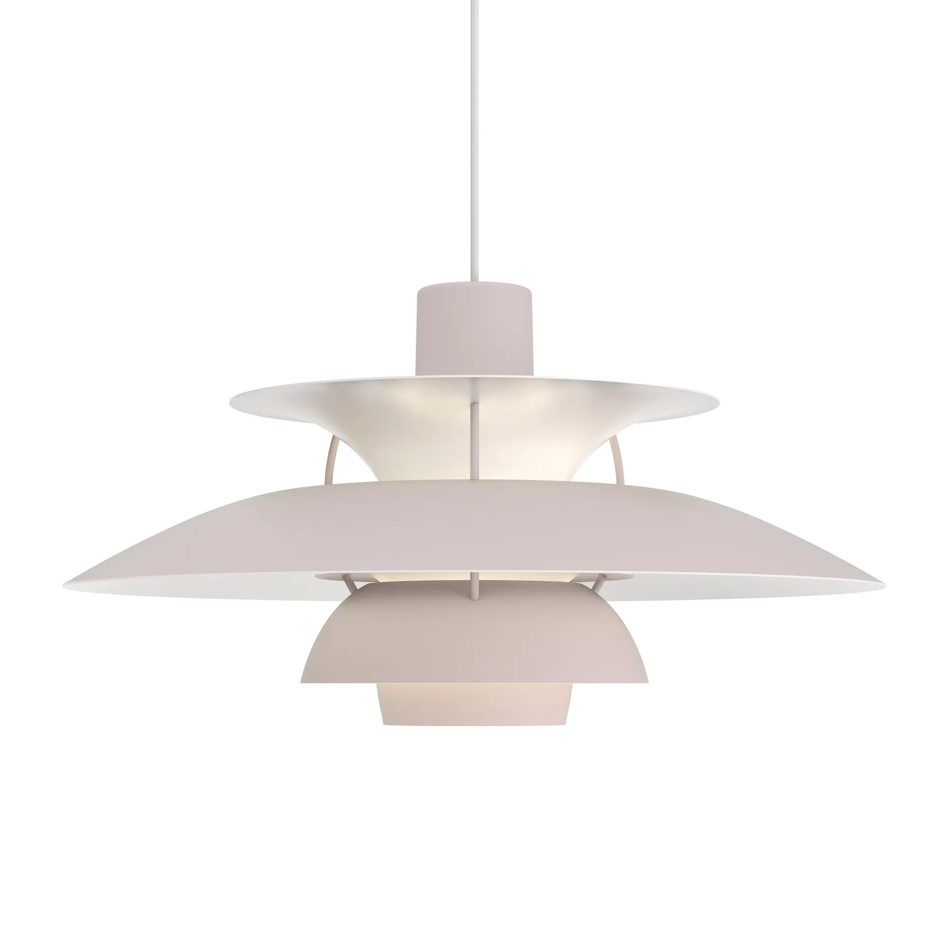 PH 5 pendant lamp monochrome, Oyster grey Louis Poulsen