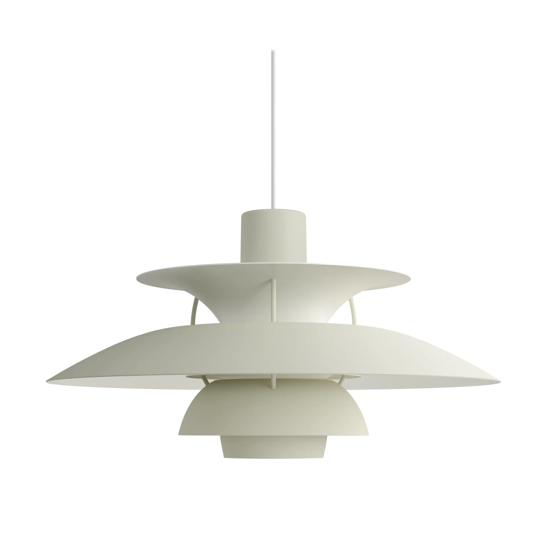 PH 5 pendant lamp monochrome, Pale pewter Louis Poulsen