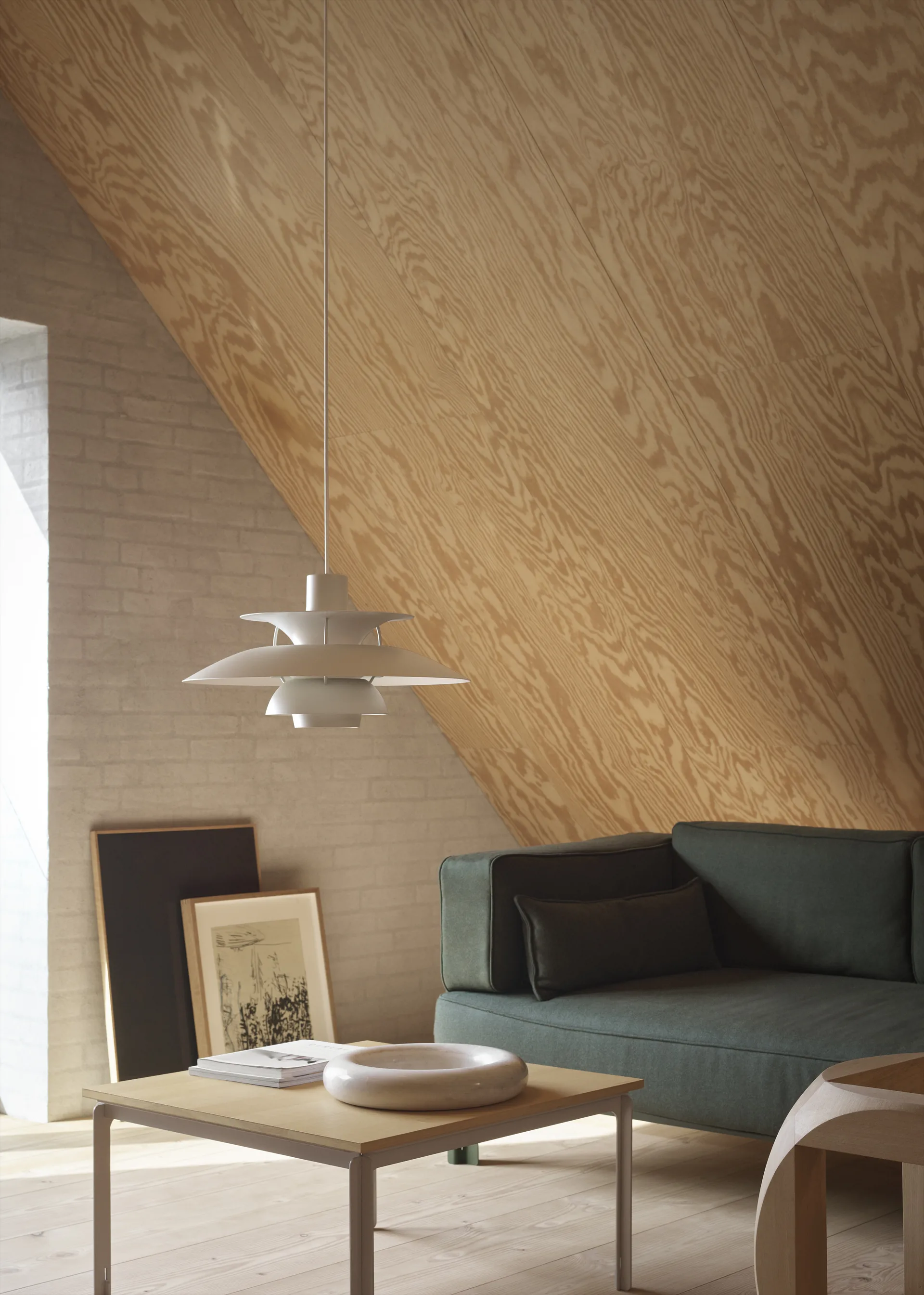 PH 5 pendant lamp monochrome, Pale pewter Louis Poulsen