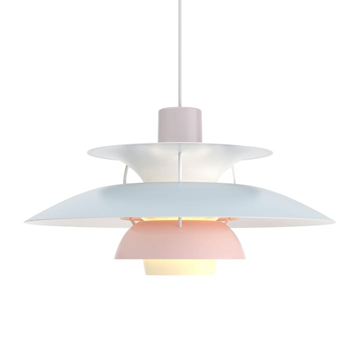 PH 5 pendant lamp - Pastel-oyster grey-blue-pink - Louis Poulsen