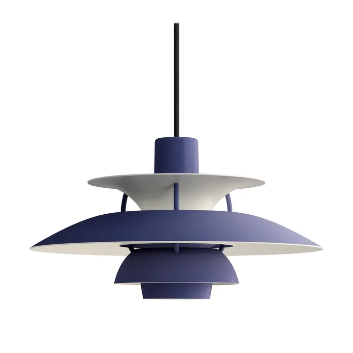 PH 5 pendant light - Ø300, Monochrome dusty indigo - Louis Poulsen