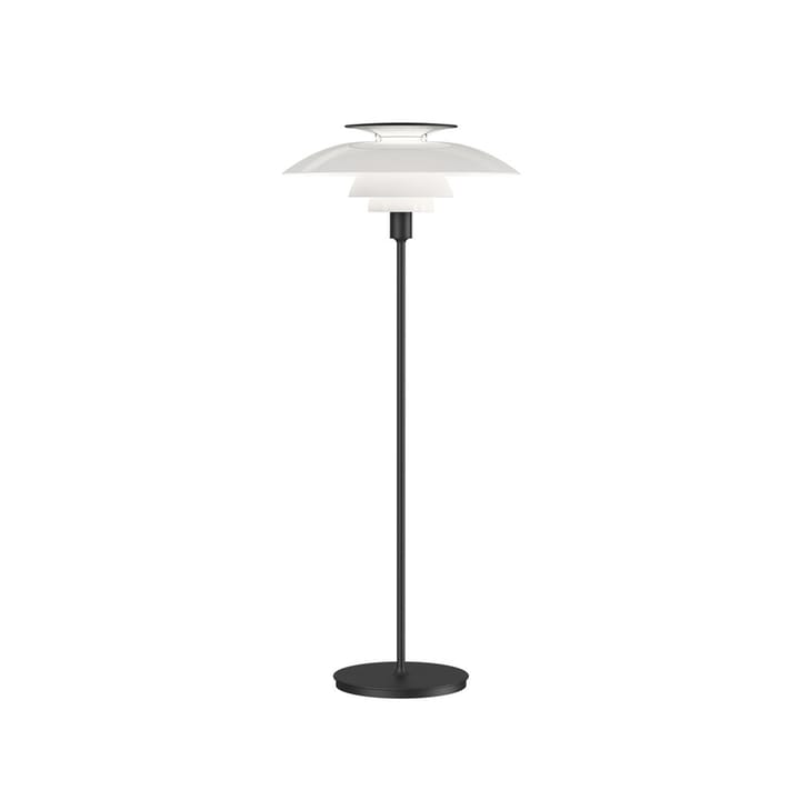 PH 80 dimmable floor lamp - Black-white opal acrylic - Louis Poulsen