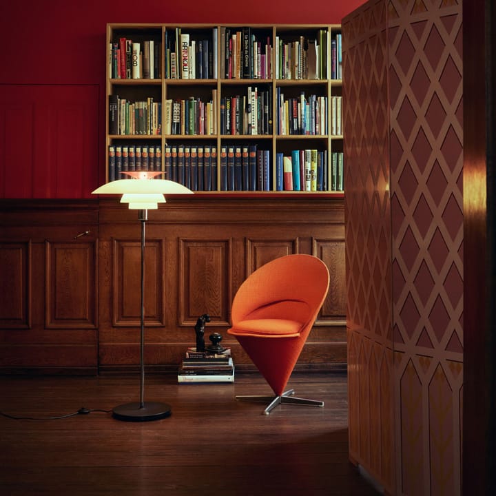 PH 80 floor lamp, White-white opal glass Louis Poulsen