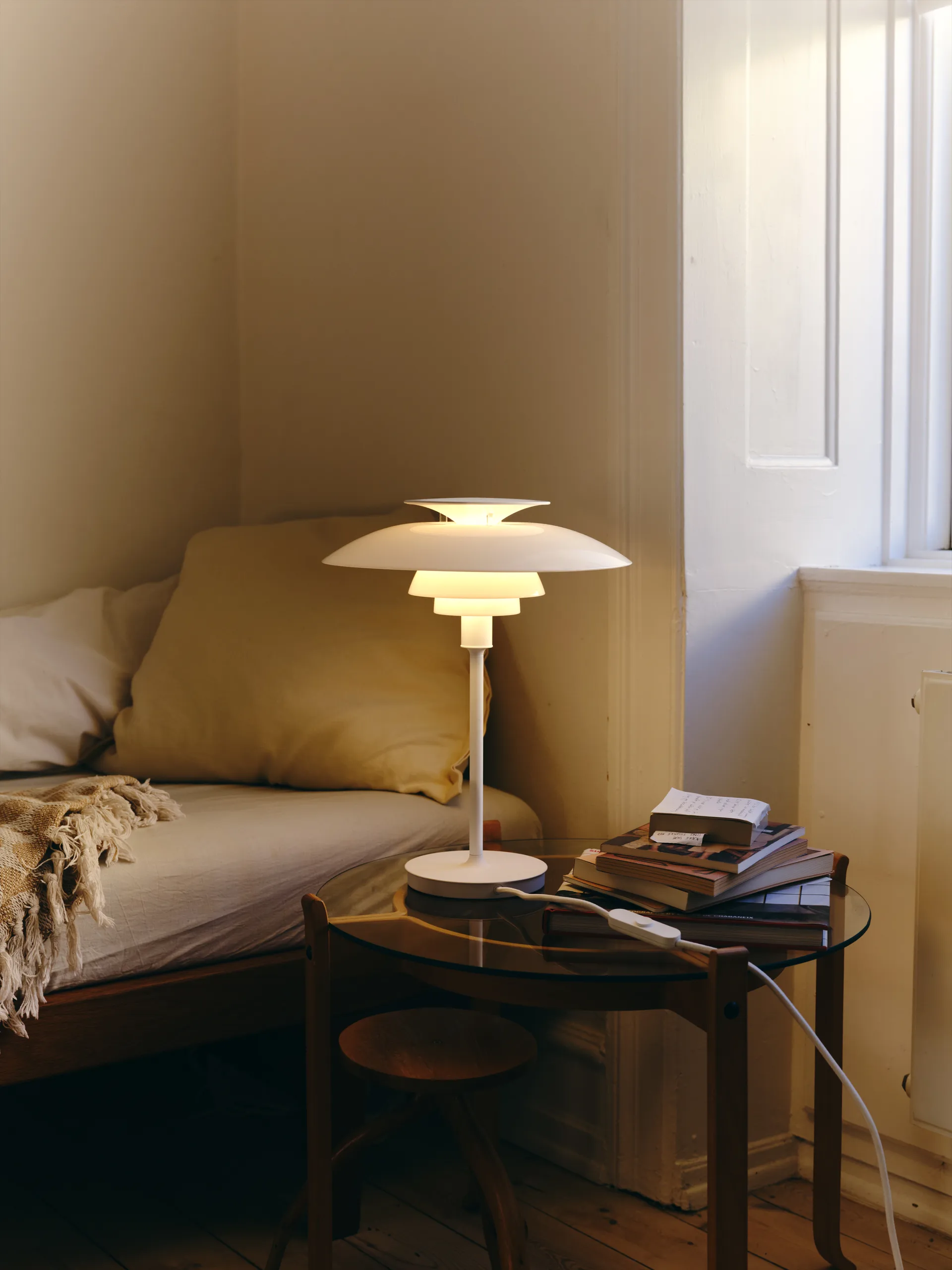 PH 80 table lamp, White opal, white Louis Poulsen