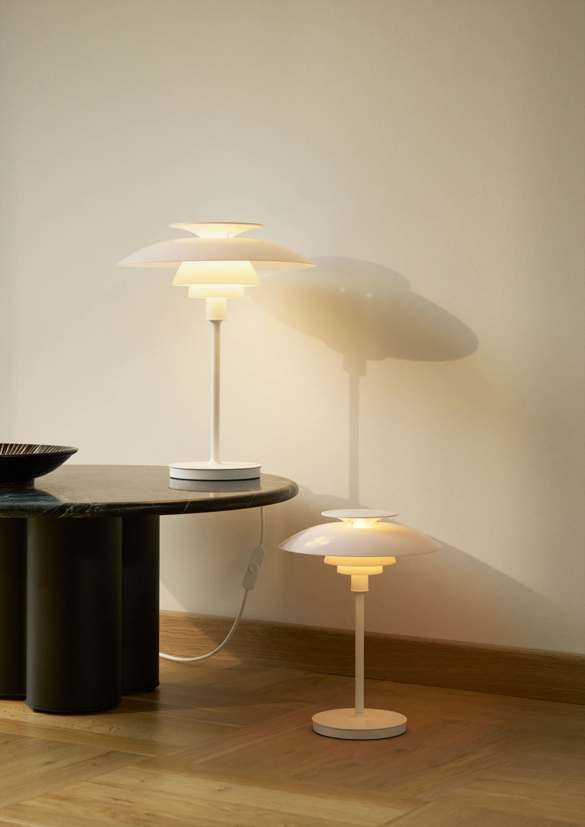 PH 80 table lamp, White opal, white Louis Poulsen