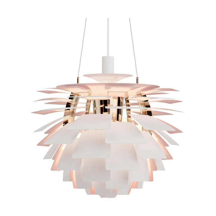 PH Artichoke Anniversary edition pendant lamp - Matte white-pale rose Ø60 cm - Louis Poulsen