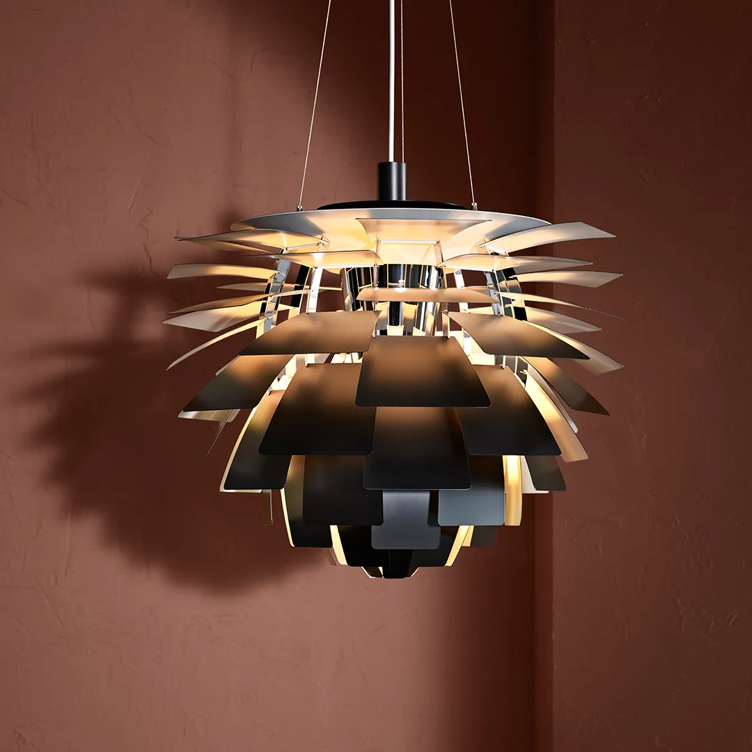 PH Artichoke pendant lamp Ø48 cm, Black Louis Poulsen