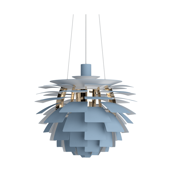 PH Artichoke pendant lamp Ø48 cm - Dusty blue-brass metallised - Louis Poulsen