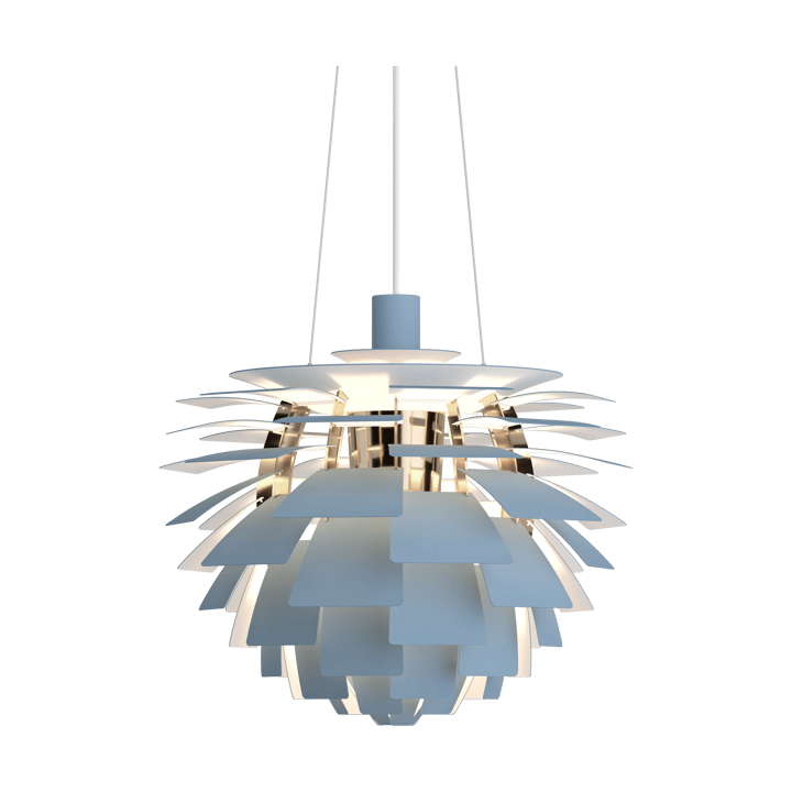 PH Artichoke pendant lamp Ø48 cm, Dusty blue-brass metallised Louis Poulsen