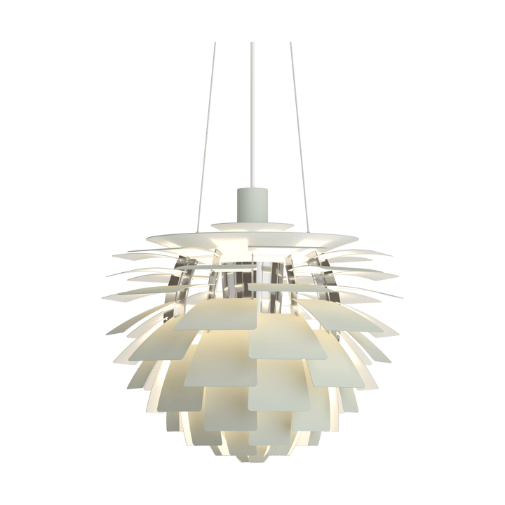 PH Artichoke pendant lamp Ø48 cm, Dusty green-high lustre chrome plated Louis Poulsen