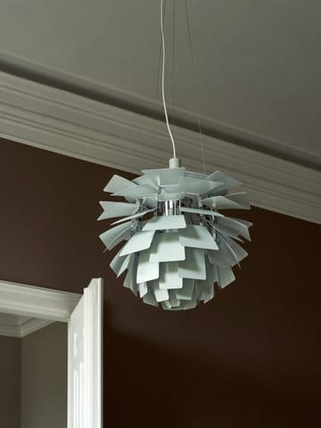 PH Artichoke pendant lamp Ø48 cm - Dusty green-high lustre chrome plated - Louis Poulsen