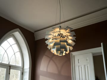 PH Artichoke pendant lamp Ø48 cm - Dusty green-high lustre chrome plated - Louis Poulsen
