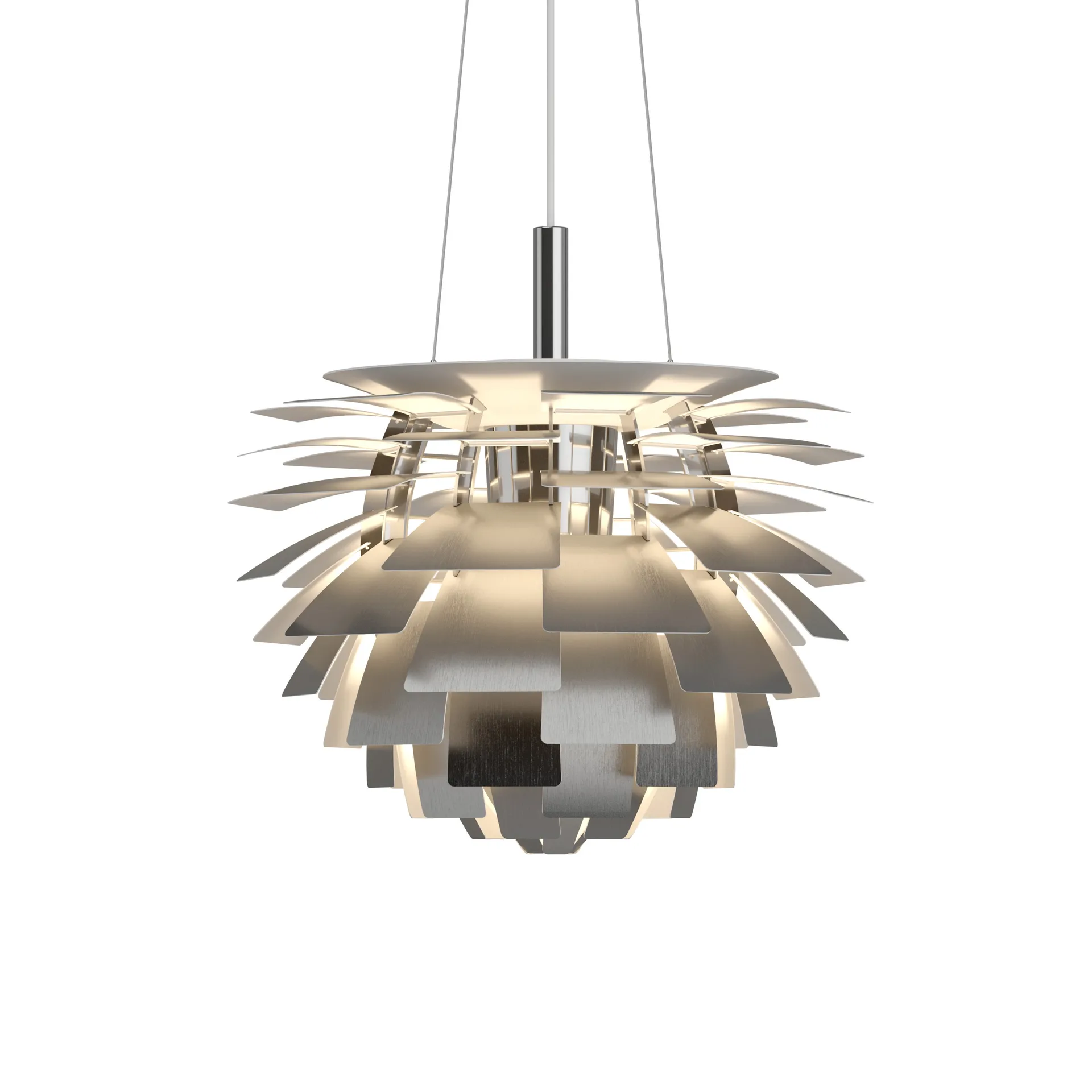 PH Artichoke pendant lamp Ø48 cm, Stainless steel Louis Poulsen