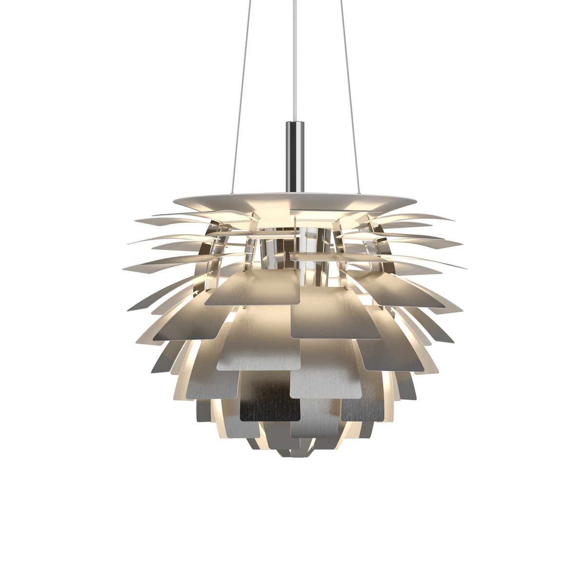 Louis Poulsen PH Artichoke pendant lamp o48 cm Stainless steel