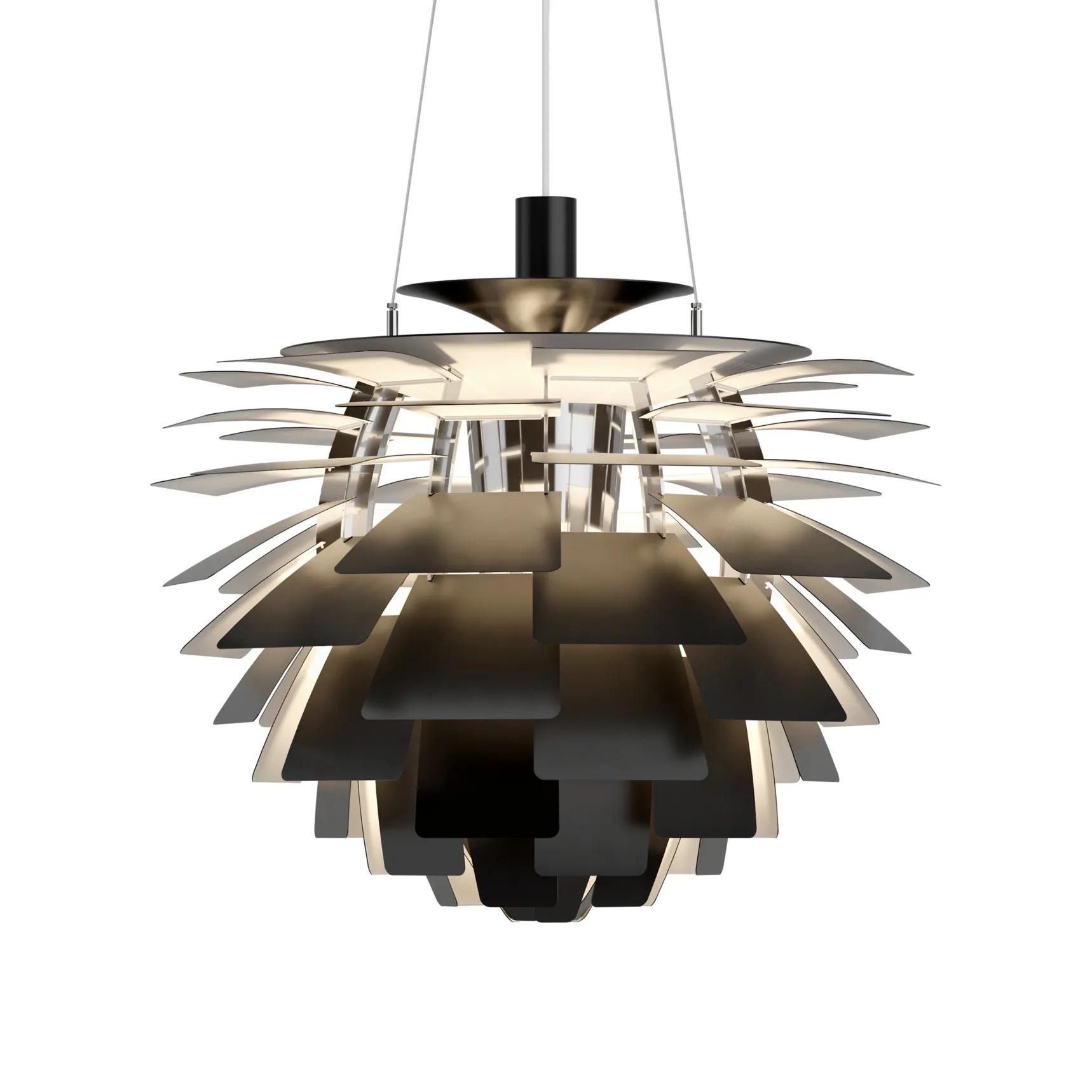 PH Artichoke pendant lamp Ø60 cm, Black Louis Poulsen