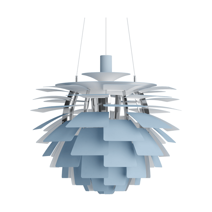 PH Artichoke pendant lamp Ø60 cm - Dusty blue-high lustre chrome plated - Louis Poulsen
