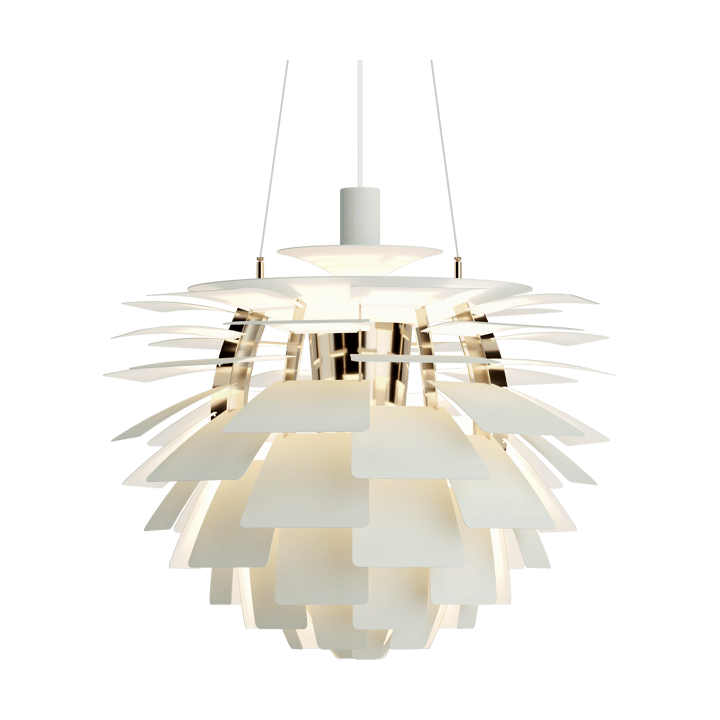 PH Artichoke pendant lamp Ø60 cm, Dusty green-brass metallised Louis Poulsen