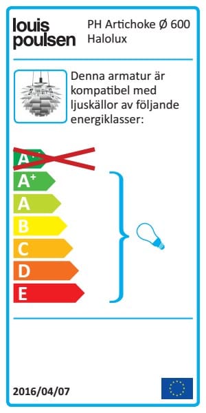 PH Artichoke pendant lamp Ø60 cm - White - Louis Poulsen