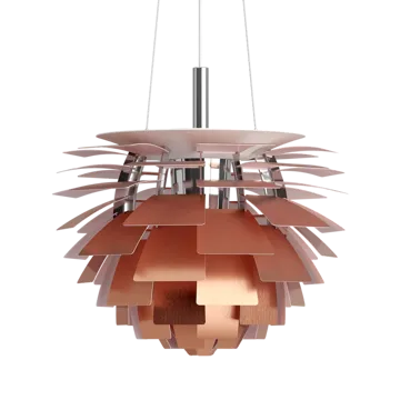 PH Artichoke pendant lamp E27 5,5 m cord - Copper, Ø72 cm - Louis Poulsen