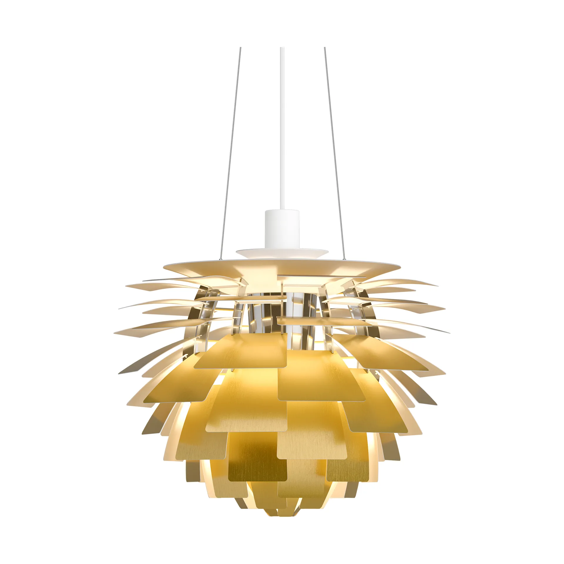PH Artichoke pendant lamp LED, Brass, Ø48 cm Louis Poulsen